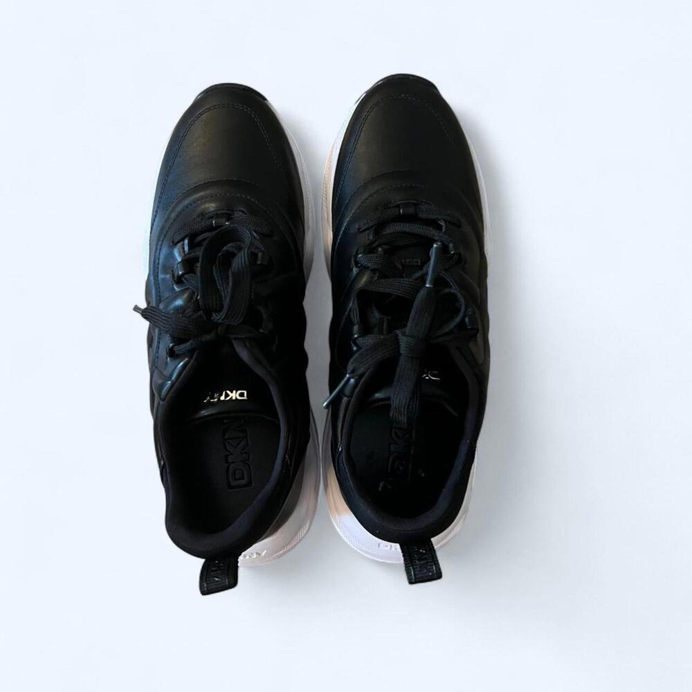 Dkny Black chunky Clara sneakers Brand New Size 7 1/2 - Picture 6 of 8